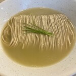 出汁そば 誇道 - 誇道らーめん(塩)@1,050円&ローストポークと炙りチャーシュー丼@600円(セット価格)