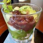 四季彩 ミズノ - 抹茶白玉ぜんざい@880円