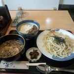 麺工房マルヒデ - 手打ちつけ麺（カレー丼セット）700円