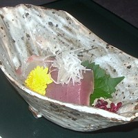 たん熊 北店 神戸店 - 二番目の刺身、鯛と鰹
