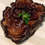 無庵 - 茄子田楽味噌焼