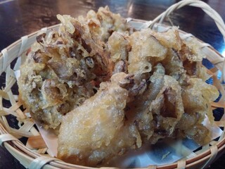 そば大村庵 - 舞茸の天ぷら430円アップ