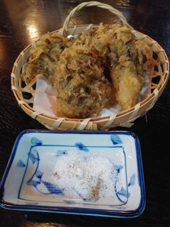 そば大村庵 - 舞茸の天ぷら430円