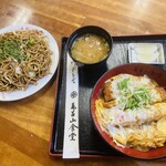 毛呂山食堂 - カツ丼&焼きそば