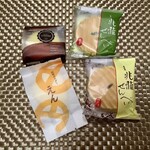 銘菓創園 中島屋　 - 今回買った商品たち(自宅で撮ったもの)