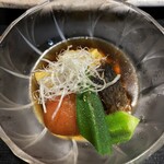 嶋屋 - 夏野菜の揚げ浸し。かな。説明を忘れてしまいました