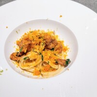 malca - ジロール茸とカラスミの旨みがたっぷり楽しめたパスタ。たっぷり振りかけられたカラスミが贅沢だったな～＼(^o^)／ 細めパスタだったのも好みだったの