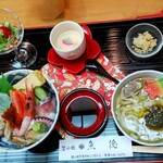 鮨処魚徳 - 生ちらしセット