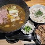 Kitahama Chouji - 辛口カレー鴨南蛮と実山椒の炊き込みご飯