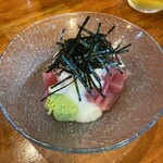 金八寿司 - マグロ山かけ