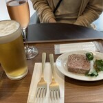 base my best chef - 単品のパテカンとビールとワイン（2023/05/14）