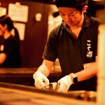 Okonomiyaki Teppanyaki Kote Kichi - 厨房の様子