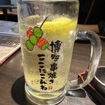 博多野菜巻き串焼き ここにこんね - 