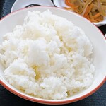 Mampuku Tei - 酢豚定食のご飯