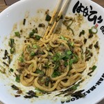 元祖台湾まぜそば はなび - 台湾まぜそば、まぜれば　混ぜるほど美味しく、おい飯はしませんでしたが、最後まで美味しく頂戴しました♡