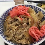 Yoshinoya - 豚丼特盛に紅生姜