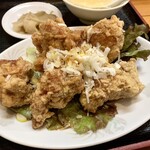 福菜 - ◆ 鶏のからあげ。
            油淋鶏といった感じ。