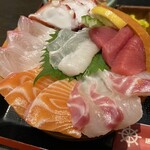 夢向船 - 海鮮丼 上からパシャ