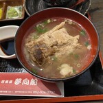 YUMEKOUSEN - 数種類の魚のアラ味噌汁