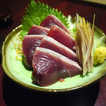 快食倶楽部　万年 - カツオ刺身