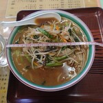 ひかり食堂 - 味噌ラーメン_900円　丼の直径21.5cm