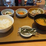 やよい軒 - しらすおろし朝食