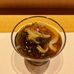 鮓 きずな - 長崎 ケンサキイカ、青森わかめそうめん