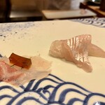 鮓 きずな - 明石 鯛、鯛 ポン酢のジュレ