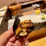 鮓 きずな - 焼き穴子 おにぎり風 宮城 一番海苔