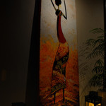 Pole pole - 店内に飾られている【バリアート】お客様への思いを絵画で表現しています。
