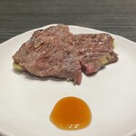 元麻布 牛牛 離宮 - カイノミのわさび漬け。美味し。