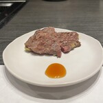 元麻布 牛牛 離宮 - カイノミのわさび漬け。美味し。