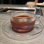 元麻布 牛牛 離宮 - アイスコーヒー。美味し。