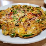 Seafood pancake