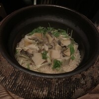 ひのきざか - 鮑釜炊きご飯