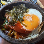 韓国家庭料理 焼肉 明洞 2号店 - 石焼ビビンバ