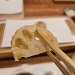 天婦羅 みやしろ - 蓮根の天婦羅