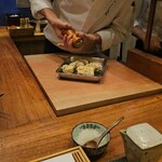 天婦羅 みやしろ - ブラックペッパーふりふり