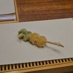 天婦羅 みやしろ - 銀杏の天婦羅