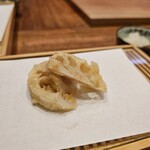 天婦羅 みやしろ - 蓮根の天婦羅