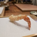 天婦羅 みやしろ - 車海老の天婦羅