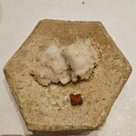 天婦羅 みやしろ - 鱧の炭火焼き