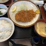 Sugamo Tokiwa Shokudou - ロースカツ定食。