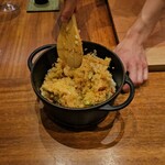 天婦羅 みやしろ - 混ぜてくよ～