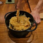 天婦羅 みやしろ - かき揚げサクサク