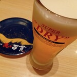 炙り百貫 - 生ビール(キャンペーン価格)