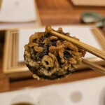 天婦羅 みやしろ - 椎茸の天婦羅