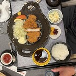 Resutoran Sam Pou - トンカツ定食