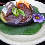 葉山 日影茶屋 - 日影茶屋　強肴（賀茂茄子釜田楽車海老）