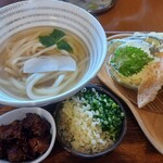 麺-BAR- KOMOAN - 野菜ちゃんうどん小791円－50円に牛角煮396円をトッピング。